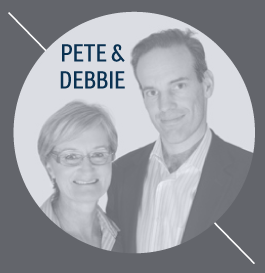 Peter Cook and Debbie Roberts